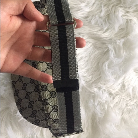 Gucci unisex canvas gray adjustable visor hat - Picture 4 of 5